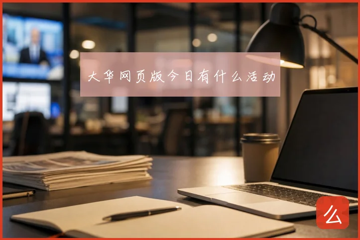 大华网页版今日有什么活动